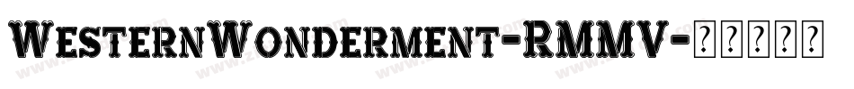 WesternWonderment-RMMV字体转换