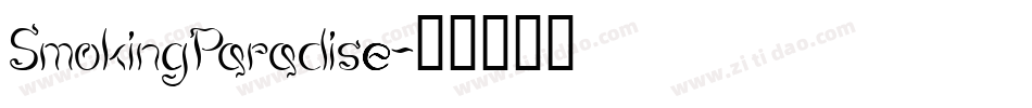 SmokingParadise字体转换