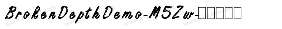 BrokenDepthDemo-M5Zw字体转换