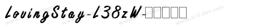 LovingStay-L38zW字体转换