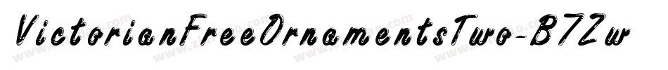 VictorianFreeOrnamentsTwo-B7Zw字体转换