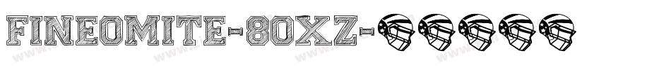 Fineomite-8OxZ字体转换