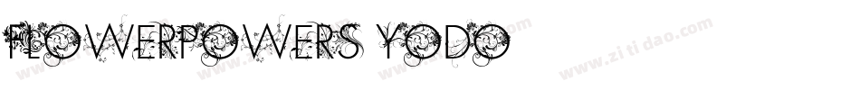 FlowerPowers-YoDO字体转换