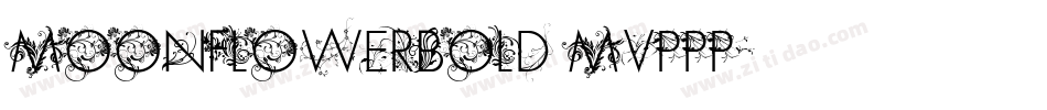 MoonFlowerBold-MVppp字体转换