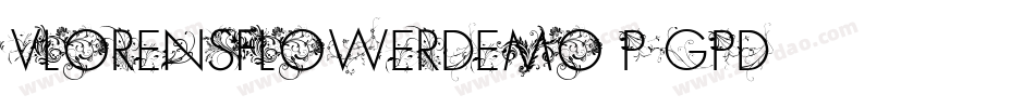 VlorensFlowerDemo-p7gpD字体转换