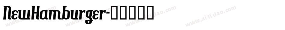 NewHamburger字体转换
