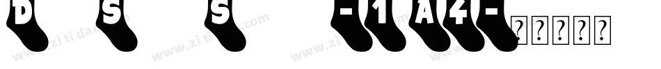 DirtySocksSkinny-1jA4字体转换