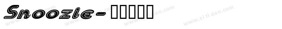 Snoozie字体转换