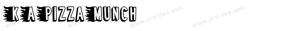 KAPizzaMunch字体转换