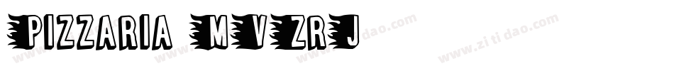 Pizzaria-MVZrJ字体转换