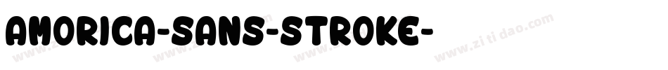 AMORICA-SANS-Stroke字体转换