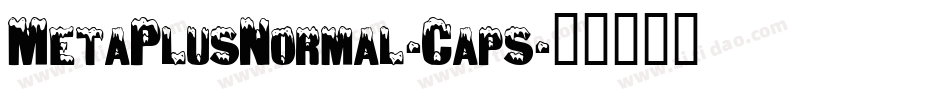 MetaPlusNormal-Caps字体转换