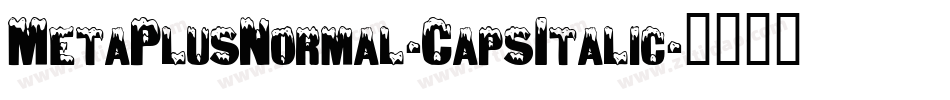 MetaPlusNormal-CapsItalic字体转换