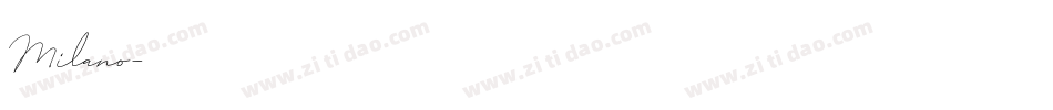Milano字体转换