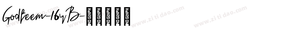 Godfeem-16yB字体转换