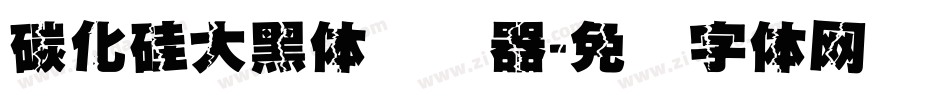 碳化硅大黑体转换器字体转换