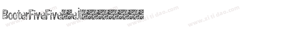BooterFiveFive-ejl字体转换