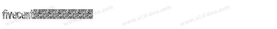 fivecent字体转换