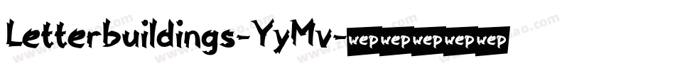 Letterbuildings-YyMv字体转换