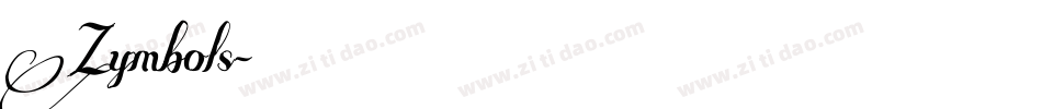 Zymbols字体转换