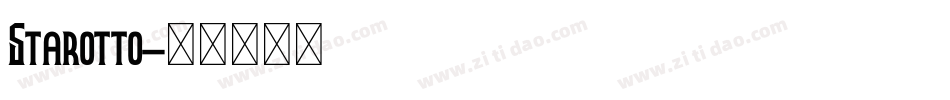 Starotto字体转换