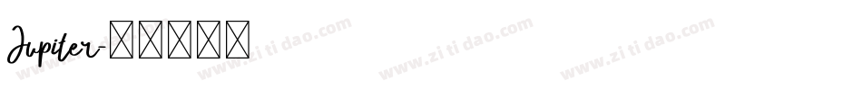 Jupiter字体转换
