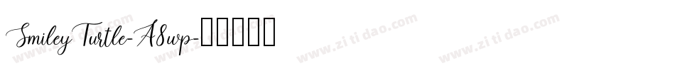 SmileyTurtle-A8wp字体转换