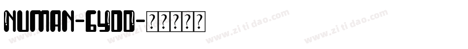 Numan-6YdD字体转换