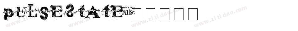 PulseState字体转换