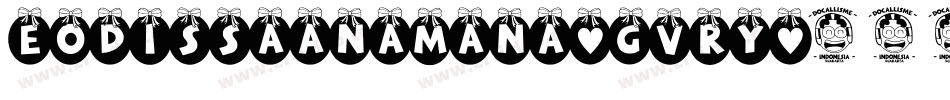 EodissaAnamana-GvRy字体转换