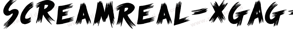 ScreamReal-XgAg字体转换