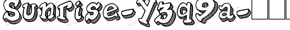 Sunrise-Yzq9a字体转换