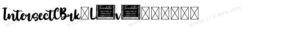 IntersectCBrk-L9v4字体转换