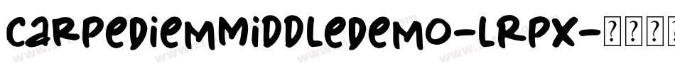 CarpeDiemMiddleDemo-lRpX字体转换