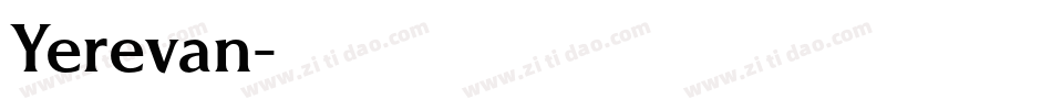 Yerevan字体转换