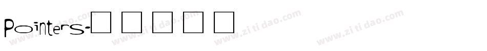 Pointers字体转换
