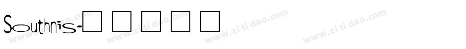Southnis字体转换