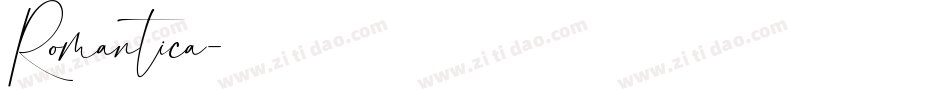 Romantica字体转换