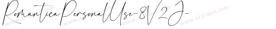 RomanticaPersonalUse-8V2J字体转换