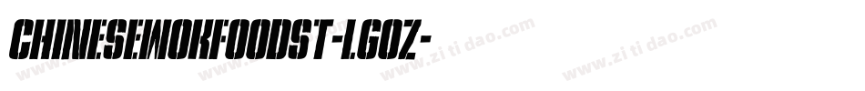 ChineseWokFoodSt-lGoZ字体转换