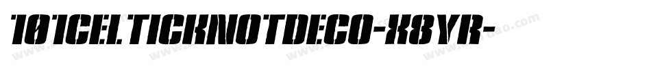 101CelticKnotDeco-x8YR字体转换