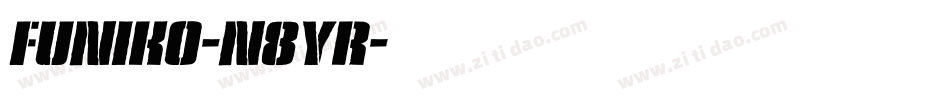 Funiko-n8YR字体转换