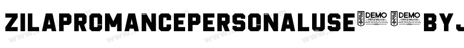 ZilapRomancePersonalUse-4Byjx字体转换