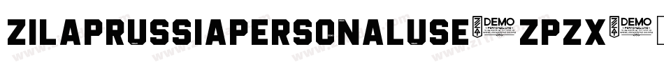 ZilapRussiaPersonalUse-ZPZx字体转换
