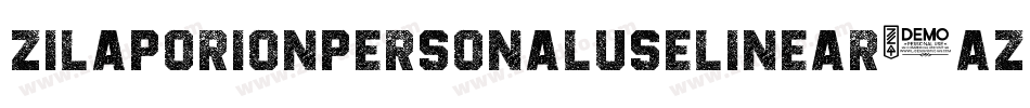 ZilapOrionPersonalUseLinear-AzAg字体转换