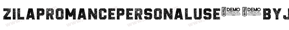 ZilapRomancePersonalUse-4Byjx字体转换
