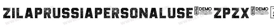 ZilapRussiaPersonalUse-ZPZx字体转换