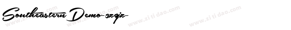 SoutheasternDemo-3z9jz字体转换