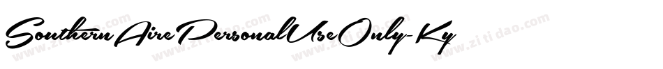 SouthernAirePersonalUseOnly-Ky9A字体转换