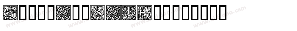 GoudyCatSCTReg字体转换